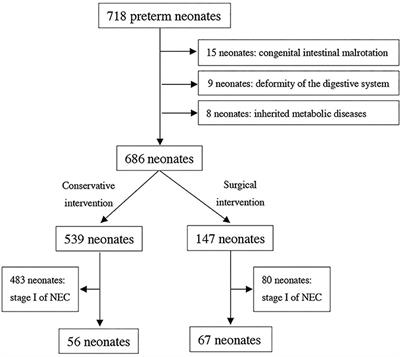 Predictive Indicators for Necrotizing Enterocolitis With the Presence of Portal Venous Gas and Outcomes of Surgical Interventions